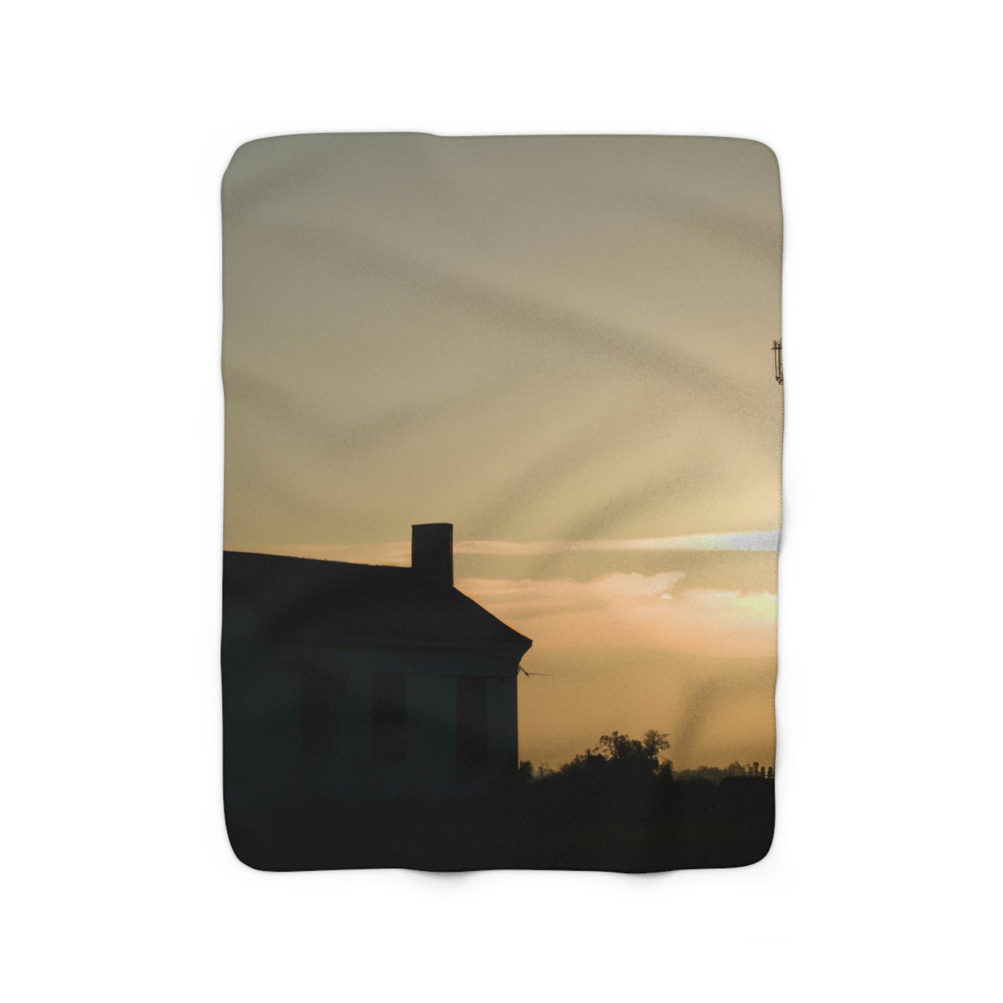 "Light of the Morning" - The Alien Sherpa Fleece Blanket