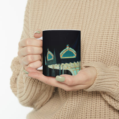 "A Lonesome Carousel Under Shining Stars" - The Alien Ceramic Mug 11 oz