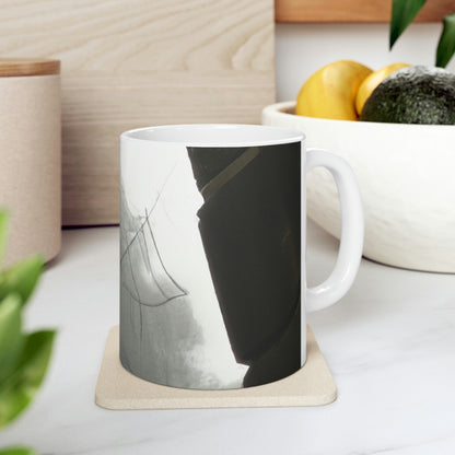 "Ghostly Cobwebs in the Ruins" - The Alien Ceramic Mug 11 oz