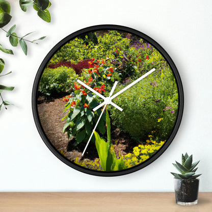 "Garden of Colorful Radiance" - The Alien Wall Clock