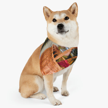 "Picnic de otoño en el bosque" - The Alien Pet Bandana Collar