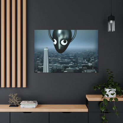 "A Distant Spark: An Alien's Search for Sanctuary in the City." - The Alien Canva