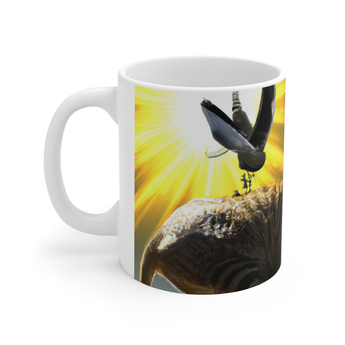 "A Purrfect Sunbeam Moment" - The Alien Ceramic Mug 11 oz