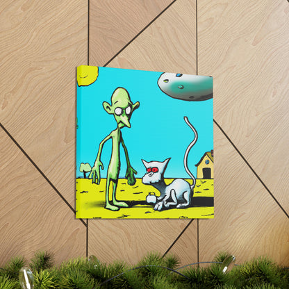 "Out of This World Friendship" - The Alien Canva