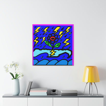 "Una flor audaz en medio de la tormenta" - The Alien Canva