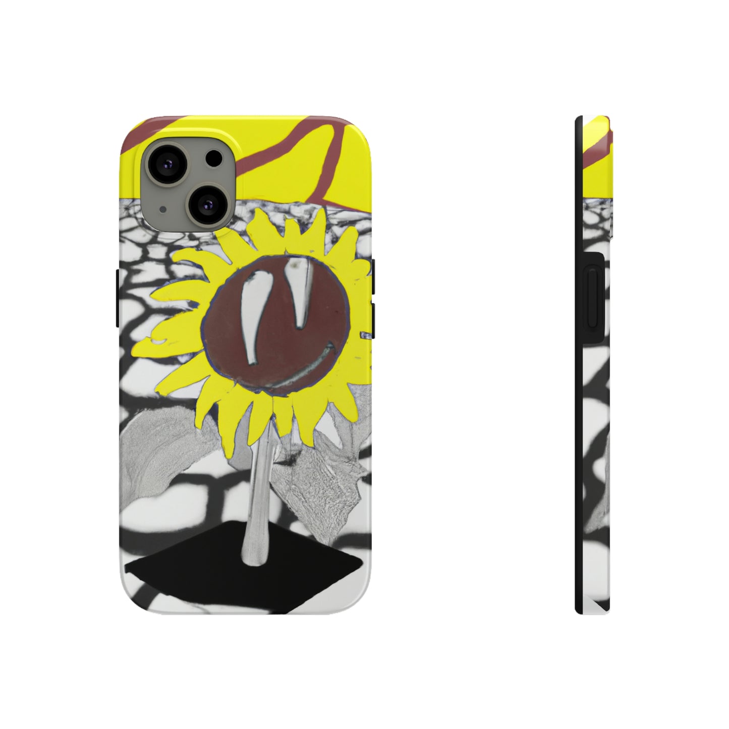 "Un girasol que se marchita en un campo reseco" - The Alien Tough Phone Cases