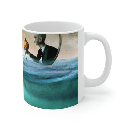 The Mystery of the Underwater Palace - The Alien Taza de cerámica 11 oz