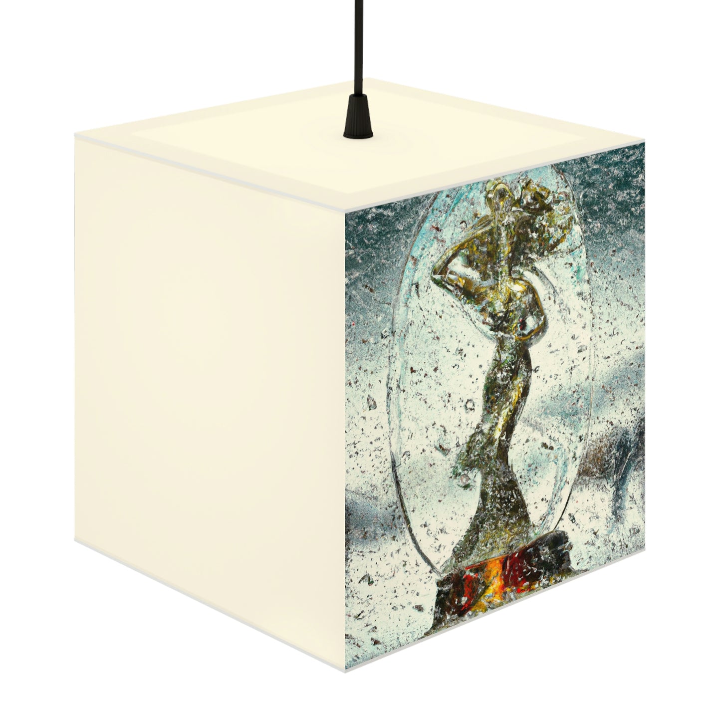 Frostiges Feuerwerk. - Die Alien Light Cube Lampe