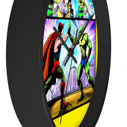 Superhero Showdown! - The Alien Wall Clock