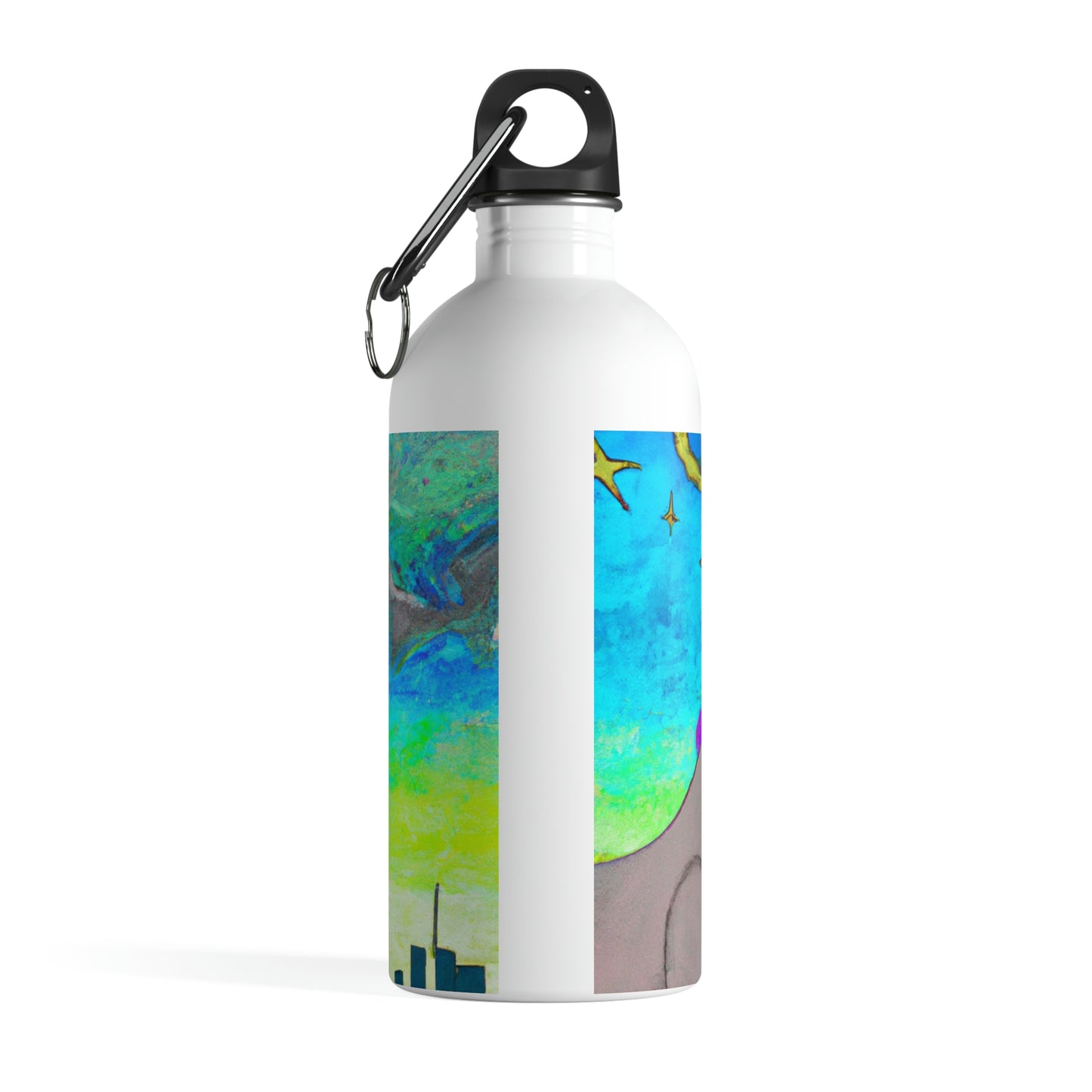 "Majestic Morning Reflections" - The Alien Stainless Steel Water Bottle