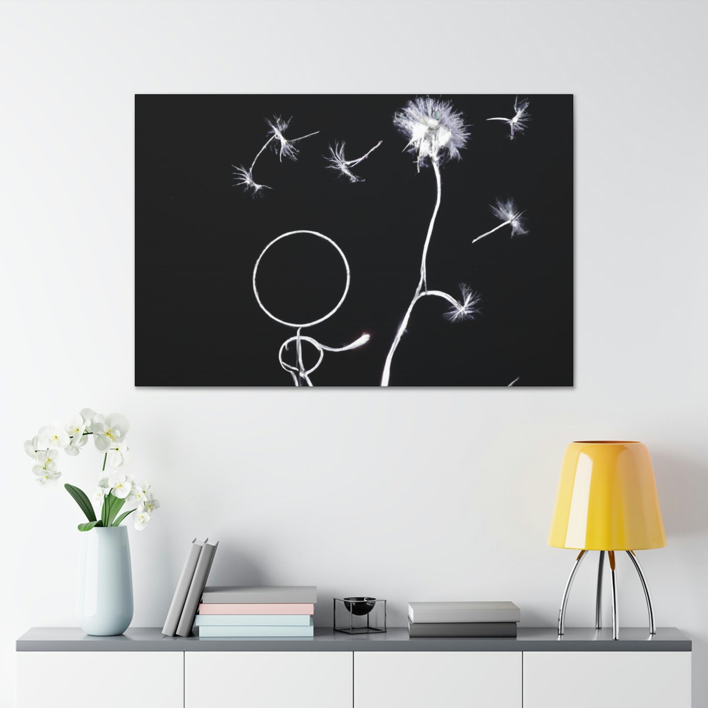 „A Dandelion Flicker in the Midnight Breeze“ – The Alien Canva