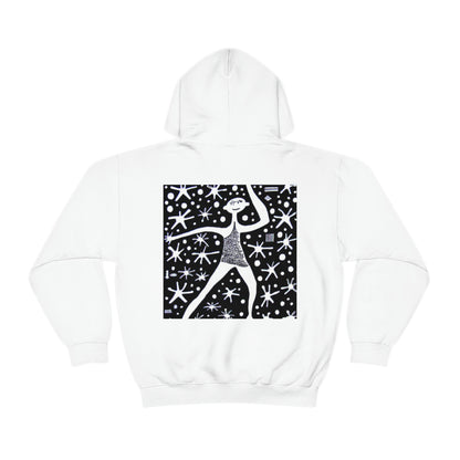 "Dancing Among the Galactic Light" - The Alien Unisex Hoodie