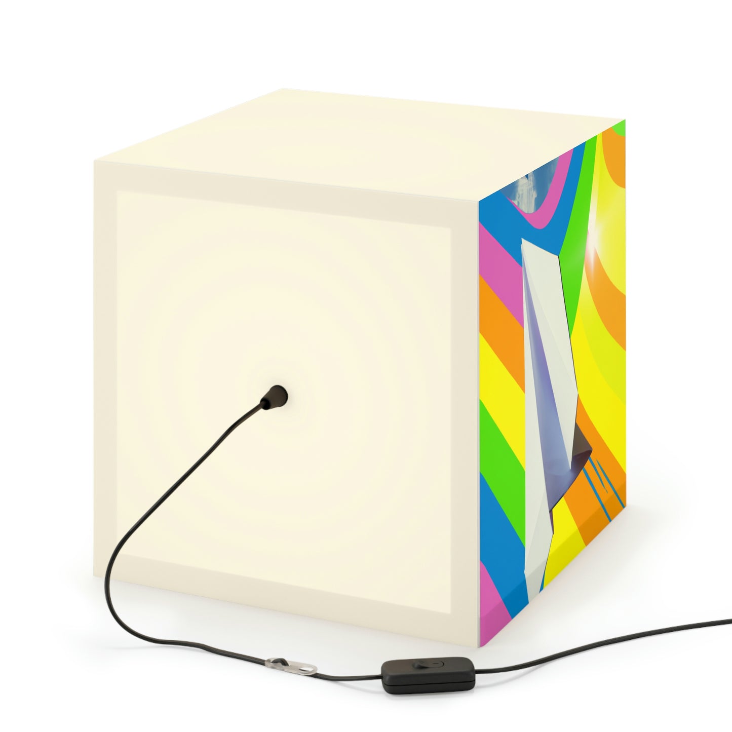 "A Flight of Color" - The Alien Light Cube Lamp