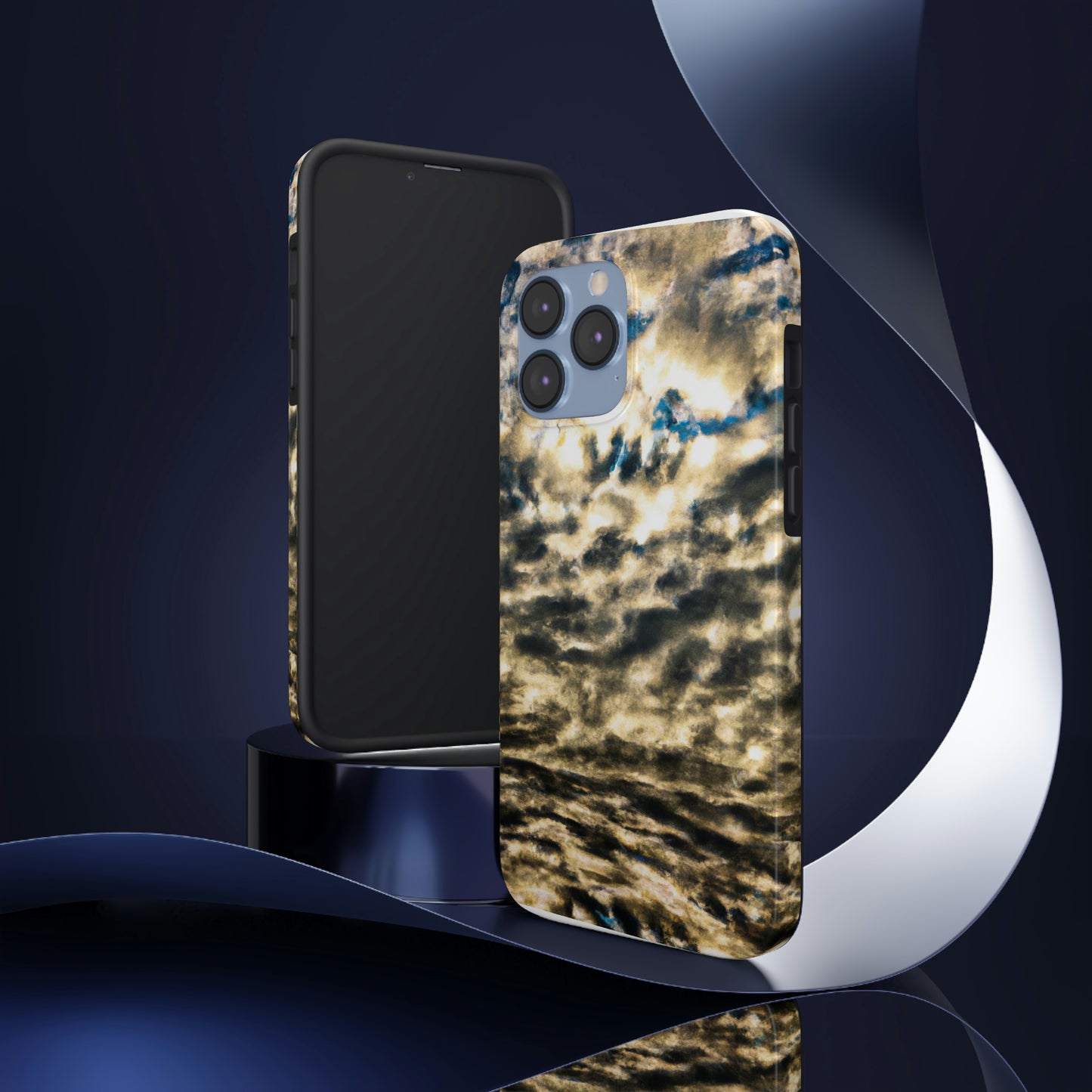 "Ein Spiegelbild der himmlischen Fata Morgana". - Die Alien Tough Phone Cases