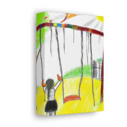 "Retrospective Reflections: A Childhood Memory Art Project" - Canvas