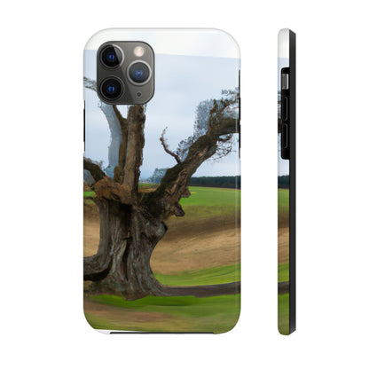 "A Shadow in the Meadow: The Last Standing Tree" - The Alien Tough Phone Cases