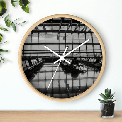 "The Ghosts at the Airport: Declining Passenger Flight." - The Alien Wall Clock