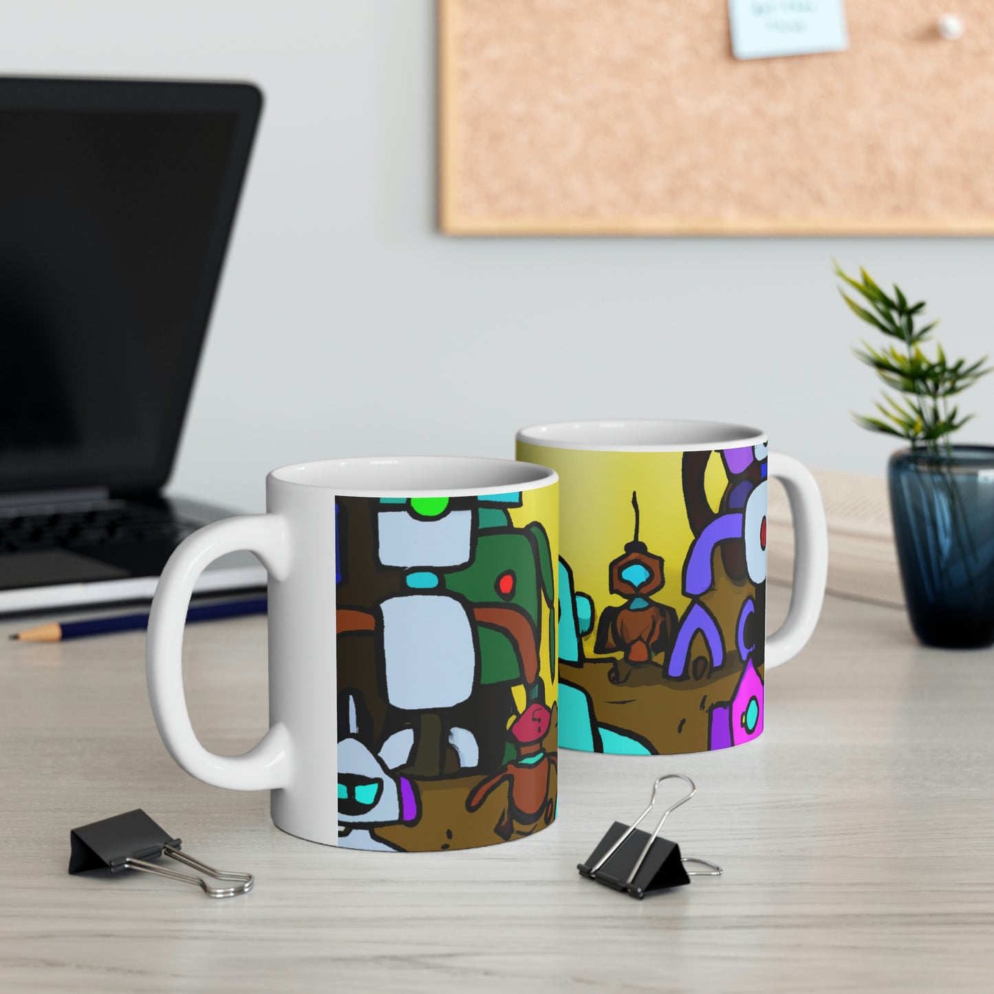 "A Spectrum of Enslaved Machines" - The Alien Ceramic Mug 11 oz