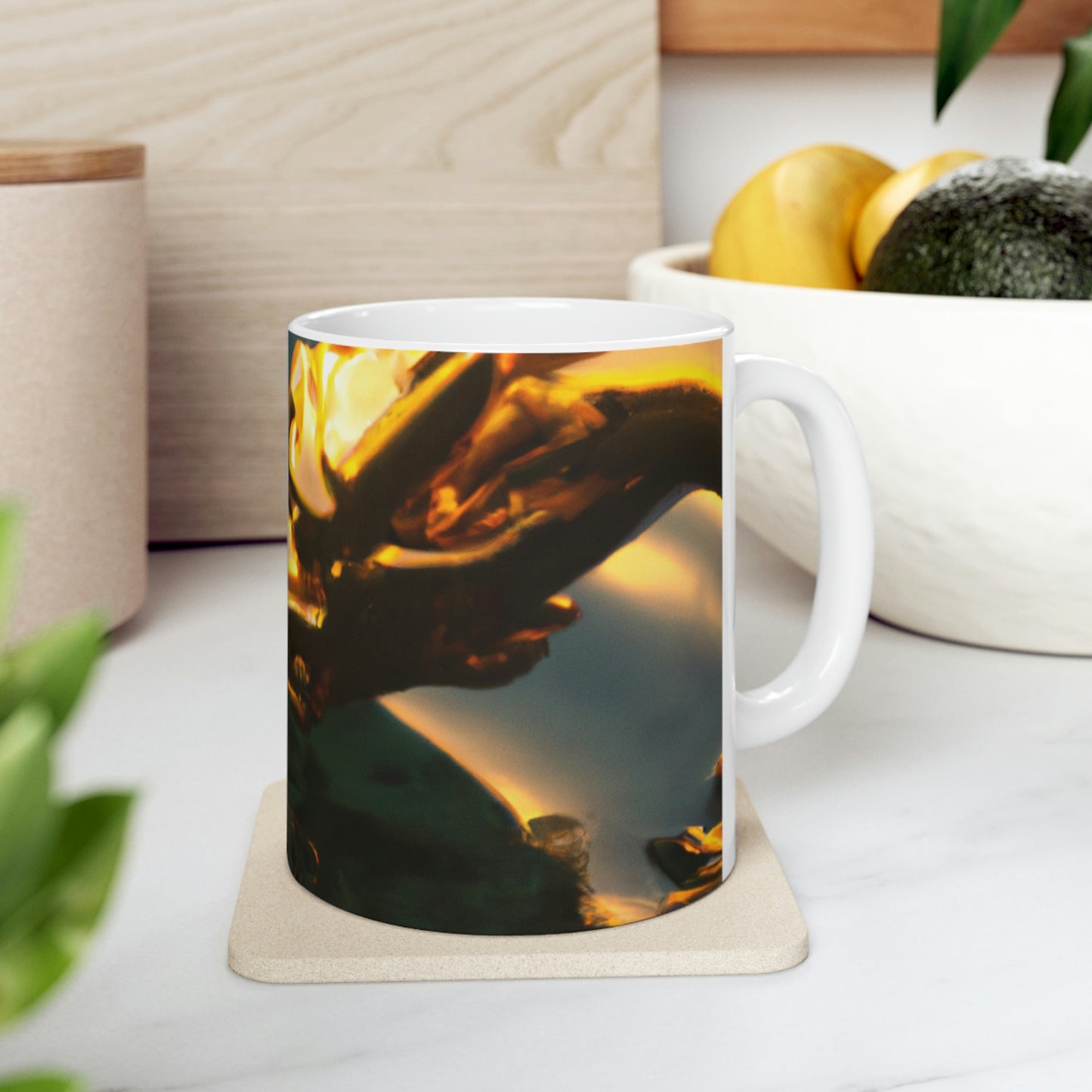 "Descending Dragon" - The Alien Ceramic Mug 11 oz