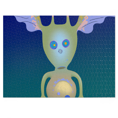 "Creating an Intergalactic Companion: Designing an Alien Pet for Kids" - The Alien Jigsaw Puzzle