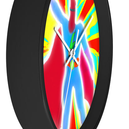 "The Vibrant Superhero" - The Alien Wall Clock