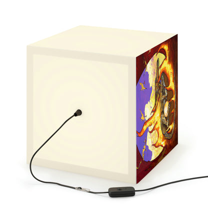 "A Slumbering Dragon in an Infernal Embrace" - The Alien Light Cube Lamp