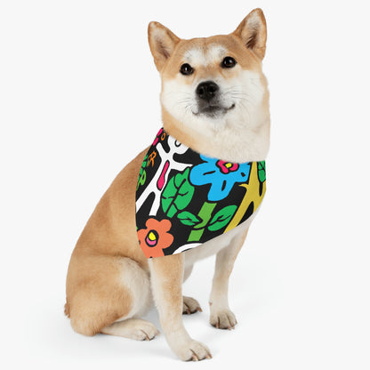 The Enchanted Garden of Wonders. - The Alien Pet Bandana Collar