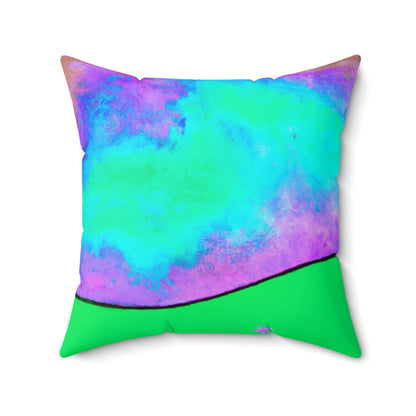 "Alone in the Alien Sky" - The Alien Square Pillow