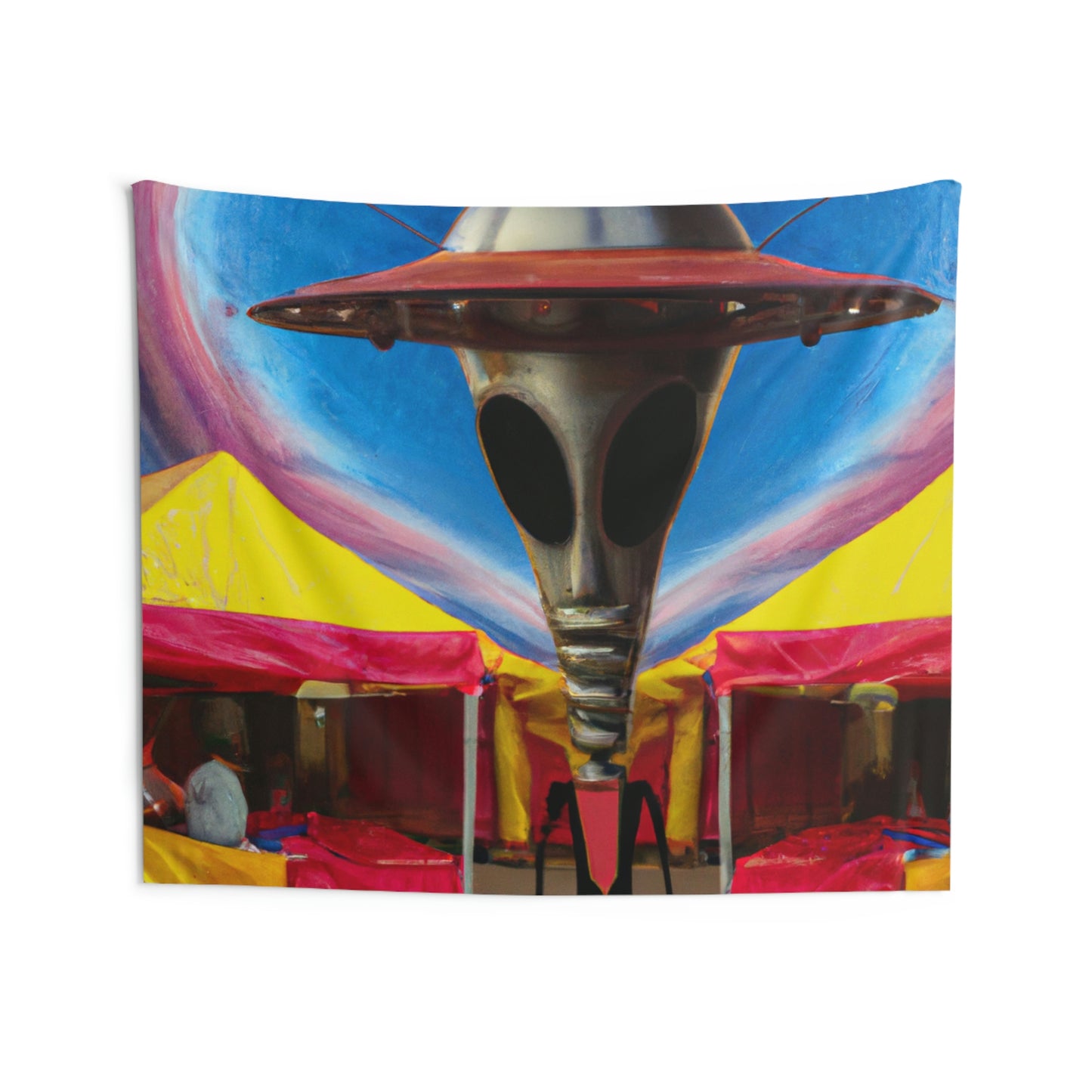 "Fair Invaders: A Cosmic Crash Course" - The Alien Wall Tapestries