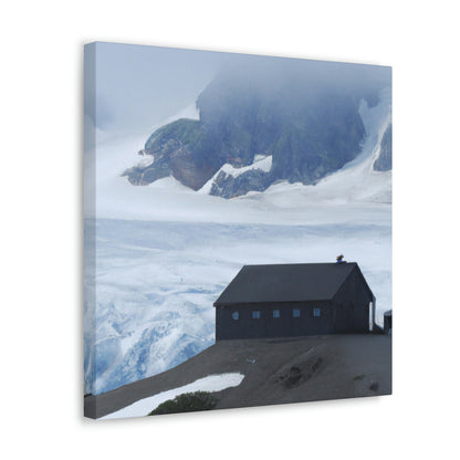 "Frozen Fears: A Haunted Glacier House" - The Alien Canva