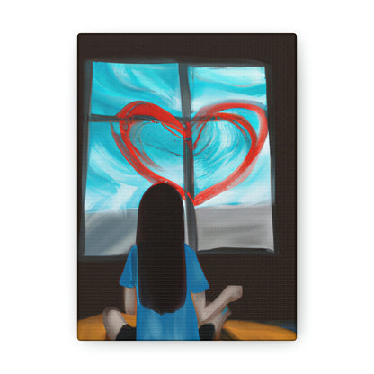 "Amor y desesperación: un lienzo en contraste" - Canvas