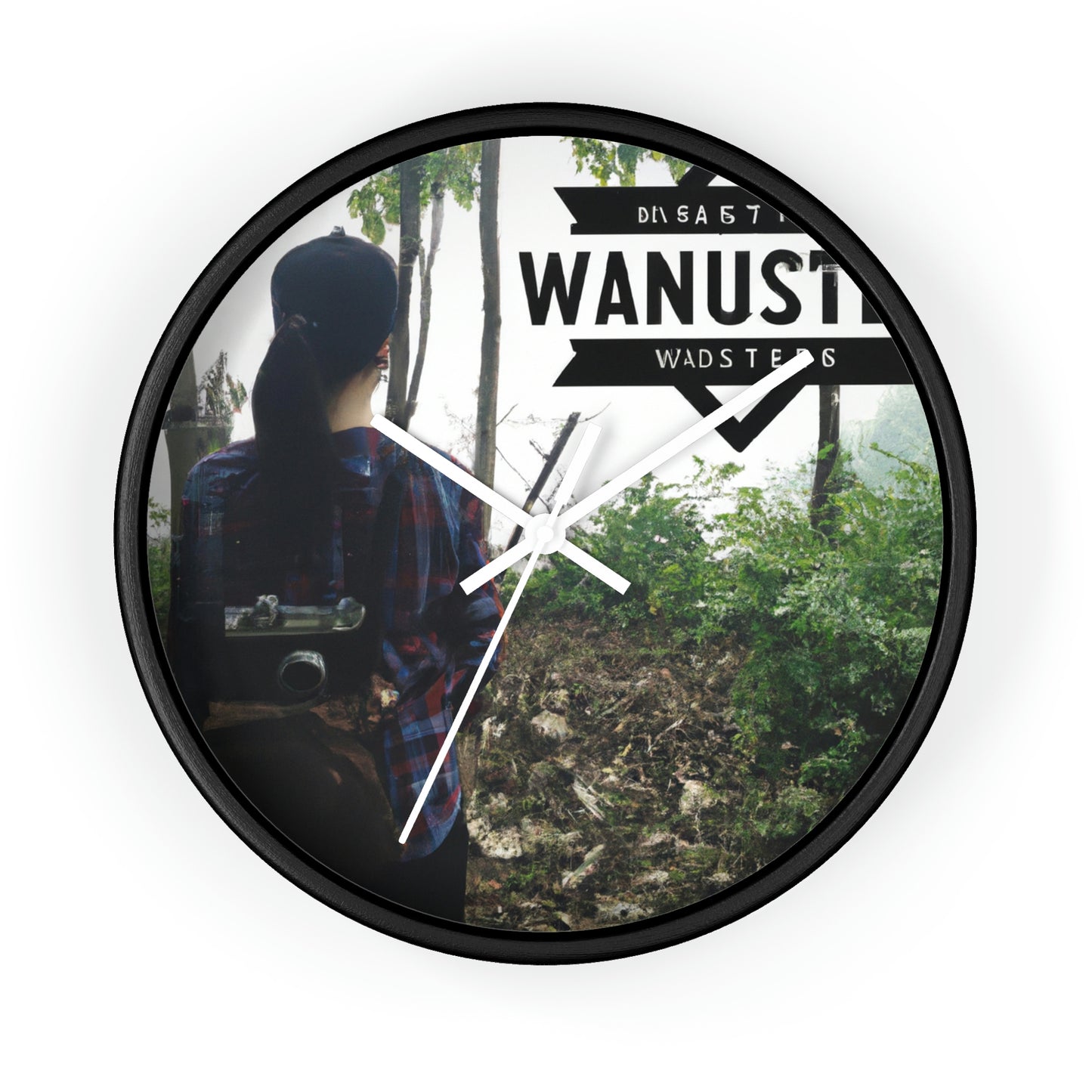 "Lost in Time: Exploring Forgotten Memories Through Wanderlust" - The Alien Wall Clock