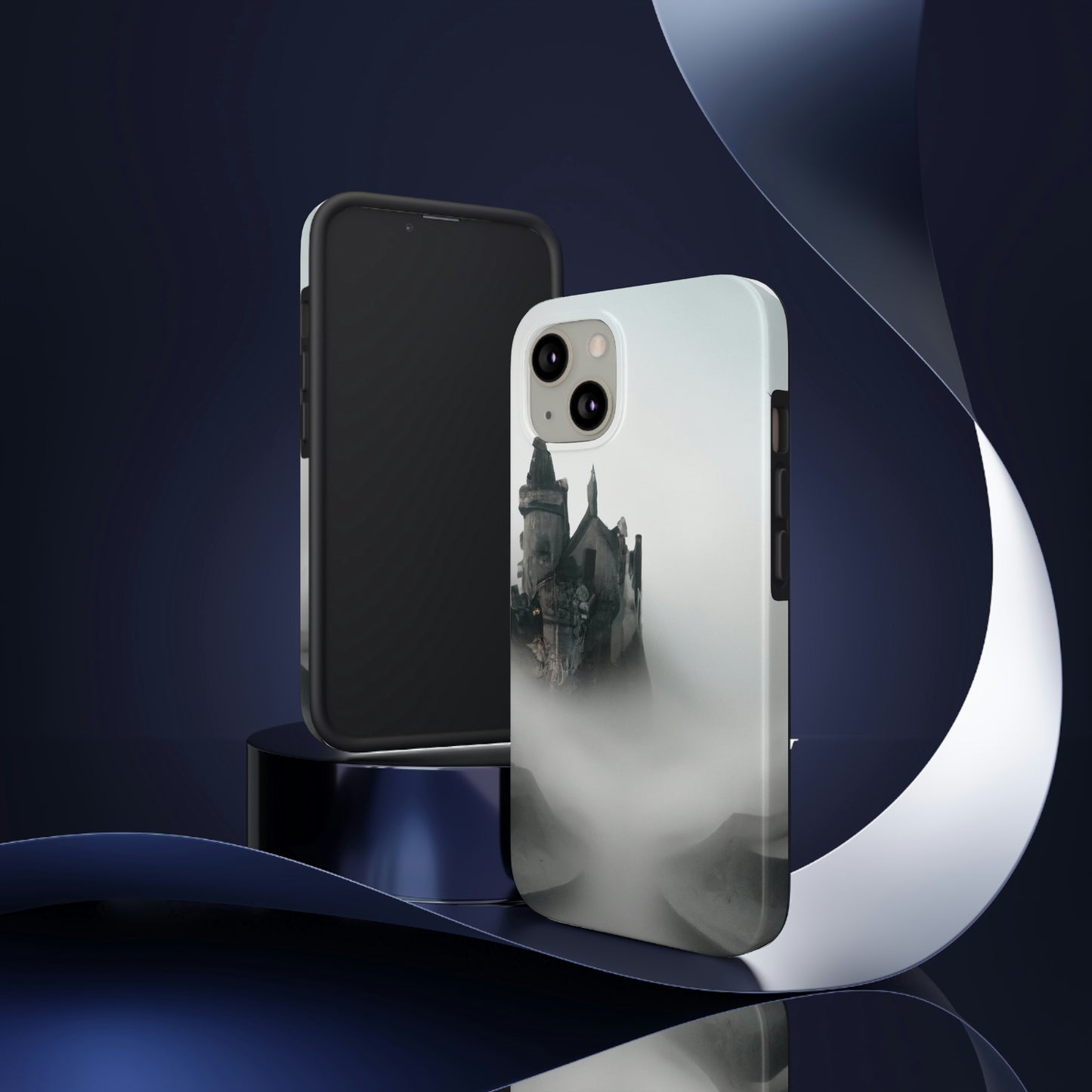 "Ghostly Citadel of the Mist" - The Alien Tough Phone Cases