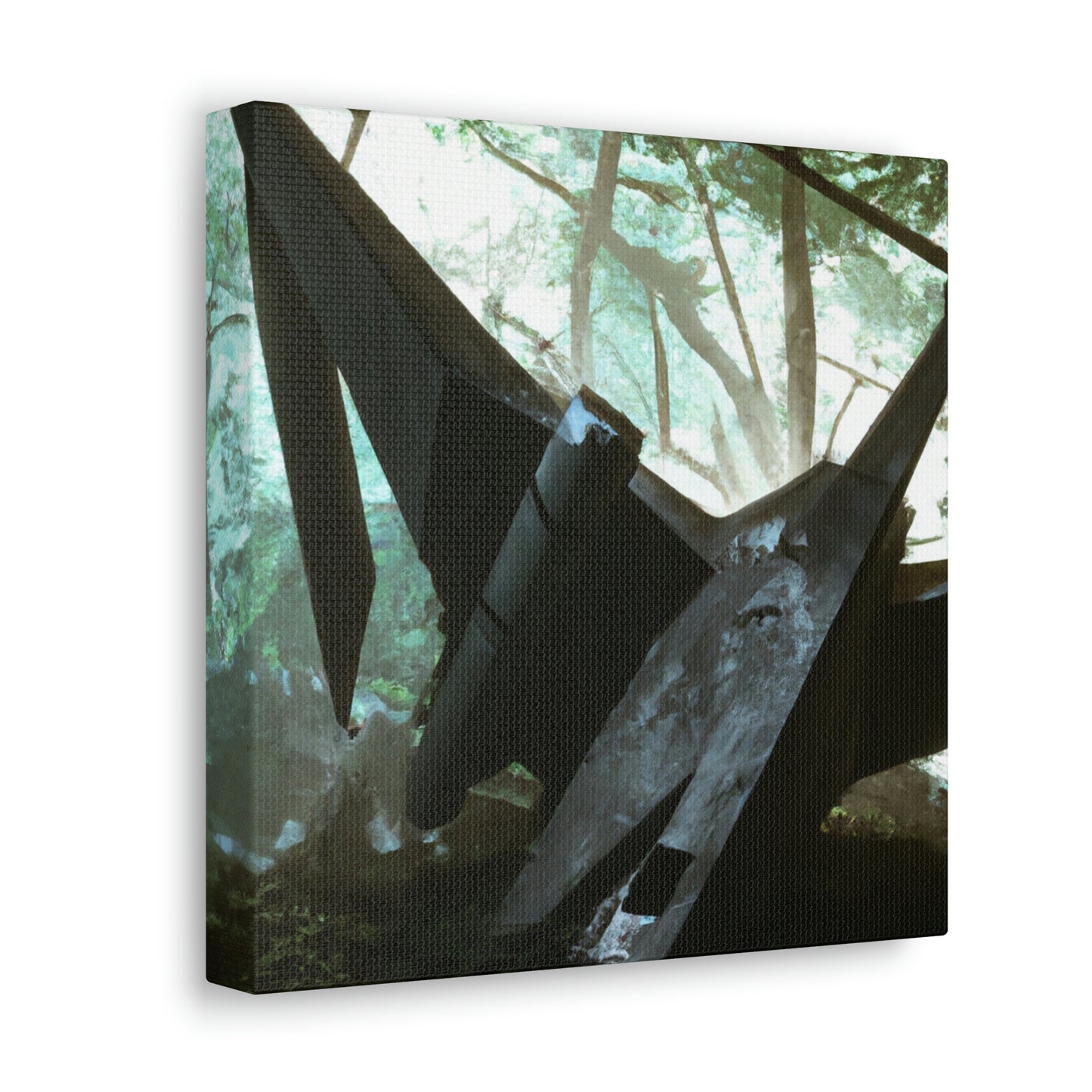 "Lost Amongst the Trees: A Tale of a Crashed Spaceship" - The Alien Canva