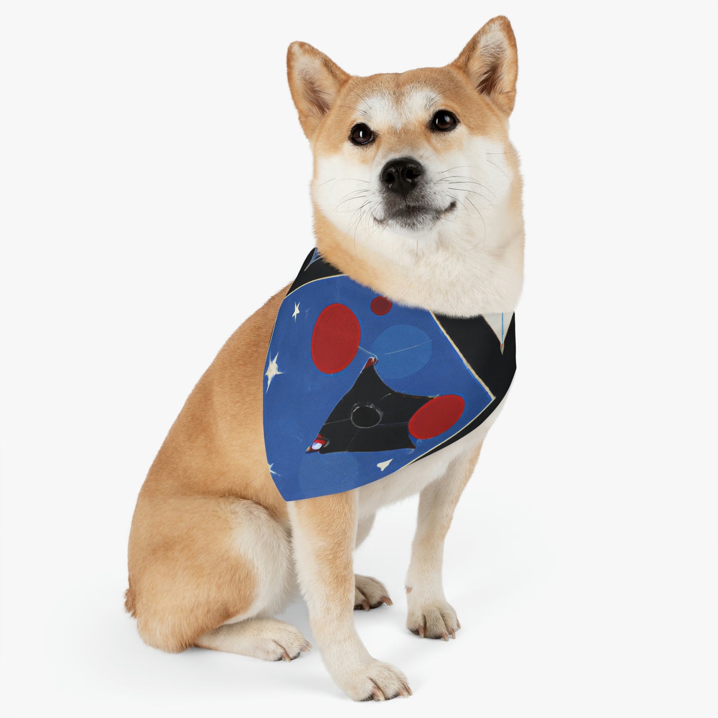 "Kites Illuminating the Starry Sky" - Das Alien Pet Bandana Halsband