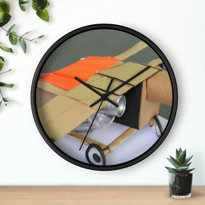 "Building a Better Flyer: Crafting a Recycled Flying Machine" - The Alien Wall Clock