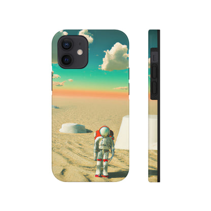 "A Strayed Astronaut: Alone on a Forlorn Planet" - The Alien Tough Phone Cases