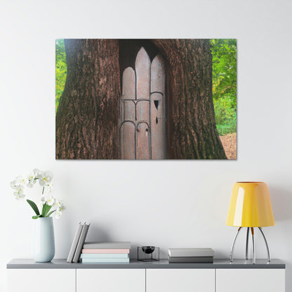 "The Mysterious Tree Door" - The Alien Canva