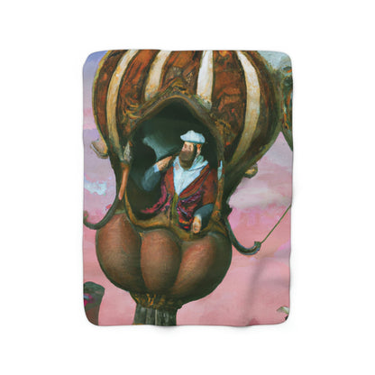 The Wizarding Winds of the Hot Air Balloon - The Alien Sherpa Fleece Blanket