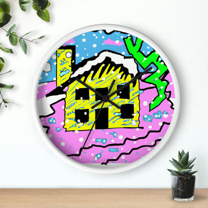 "Desolate Winter Dwelling" - The Alien Wall Clock