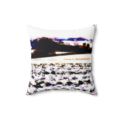 "A Winter Vigilance" - The Alien Square Pillow