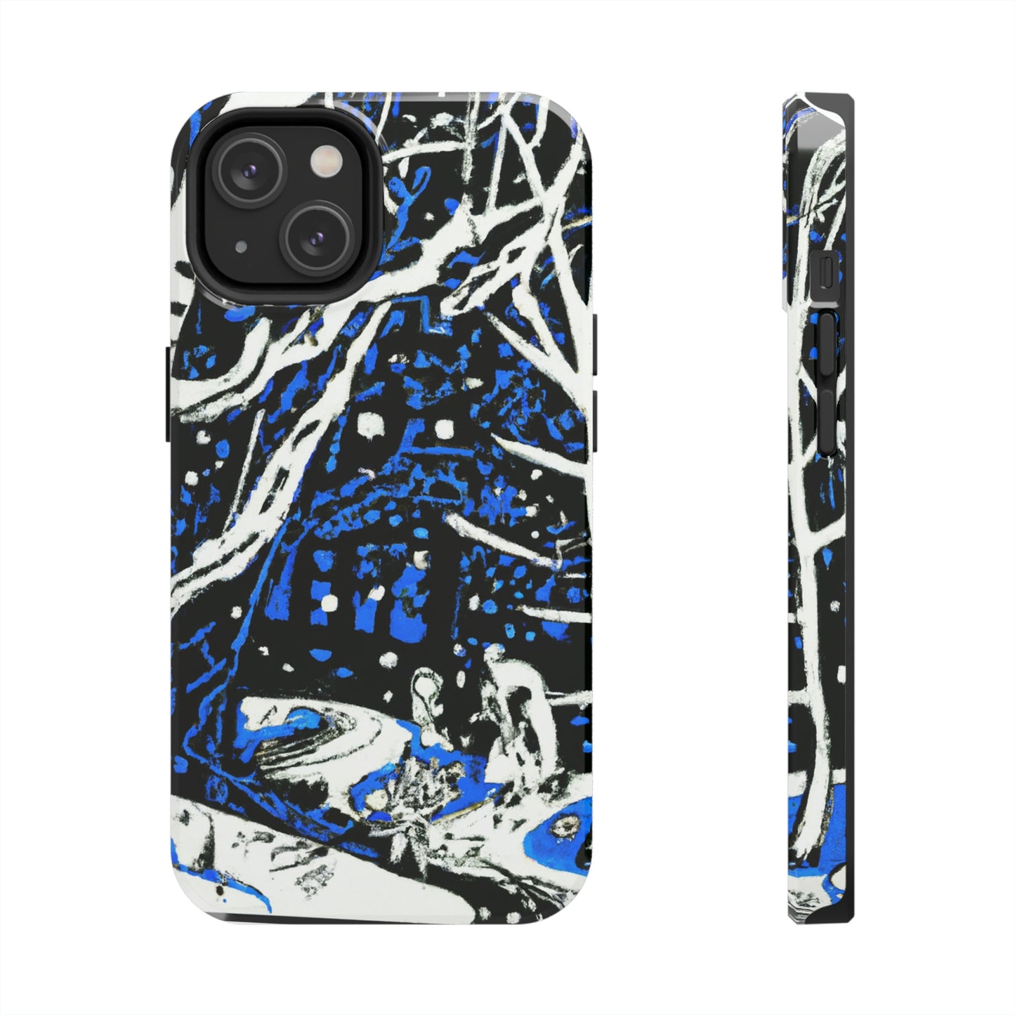 Snowy Forest Night: A Fairytale Odyssey - The Alien Tough Phone Cases