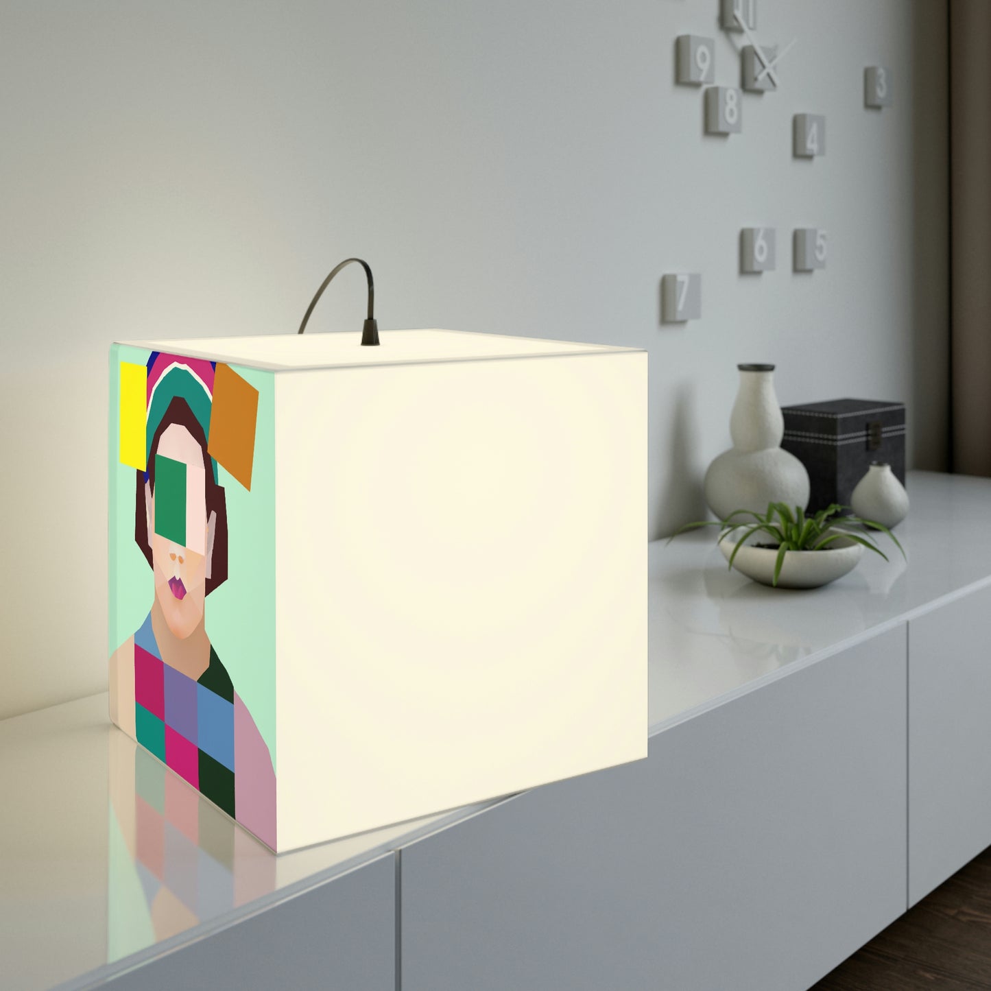 "Geometric Harmony" - The Alien Light Cube Lamp