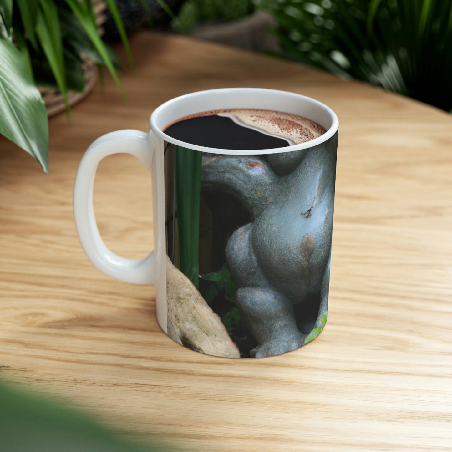 "Guardian of the Secret Garden" - The Alien Ceramic Mug 11 oz