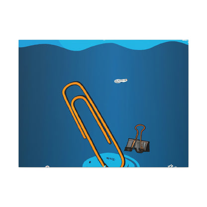 "A Paperclip Against the Tide: Escaping a Sinking Submarine" - The Alien Canva