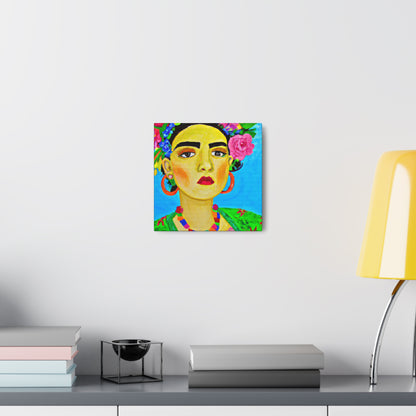 "Feroz y libre: un tributo a las mujeres mexicanas inspirado en Frida Kahlo" - The Alien Canva