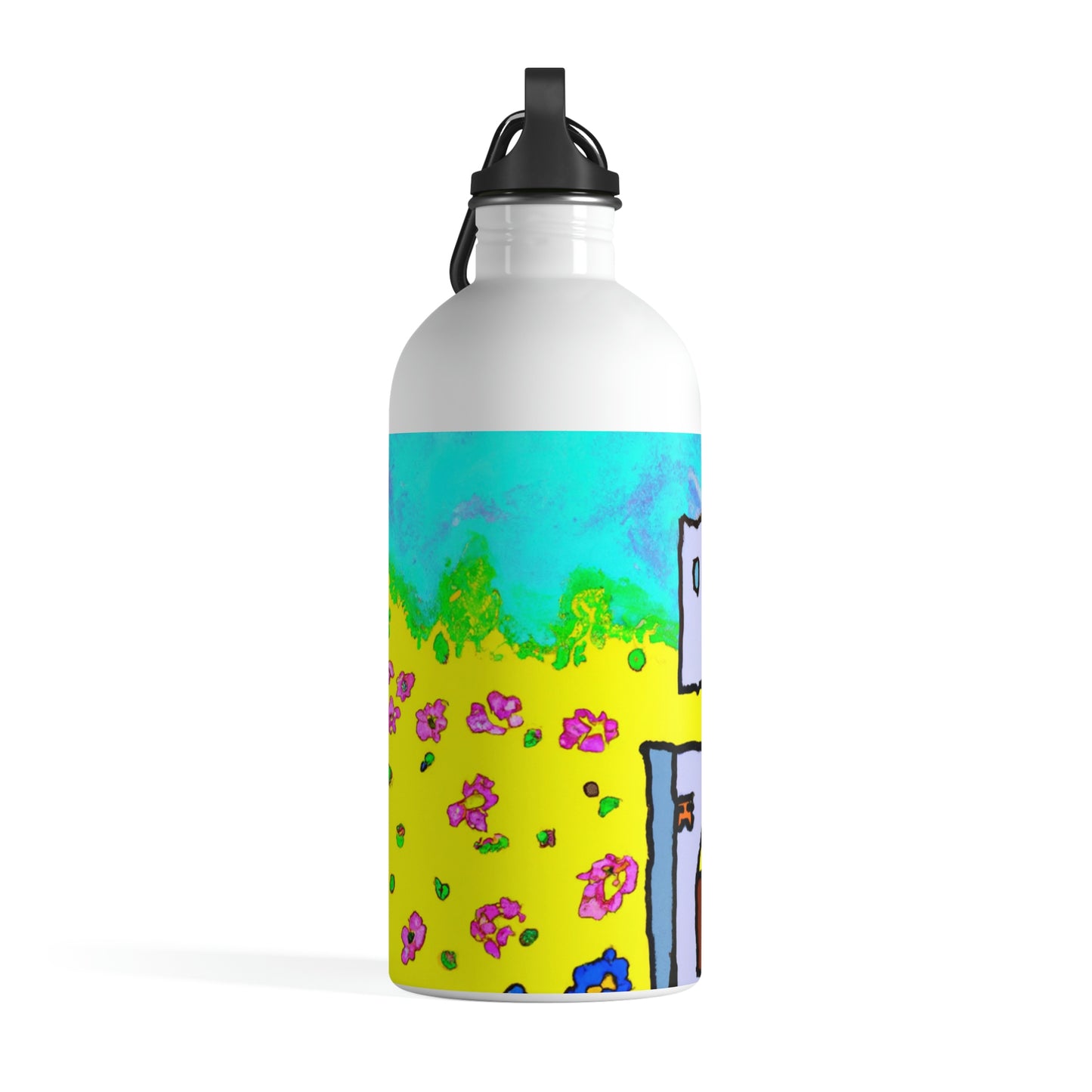 "A Small Miracle in a Sea of Flowers" - The Alien Stainless Steel Water Bottle