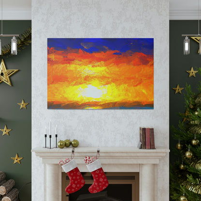 Sunrise Seascape Artist - Peter Ocean - Canvas