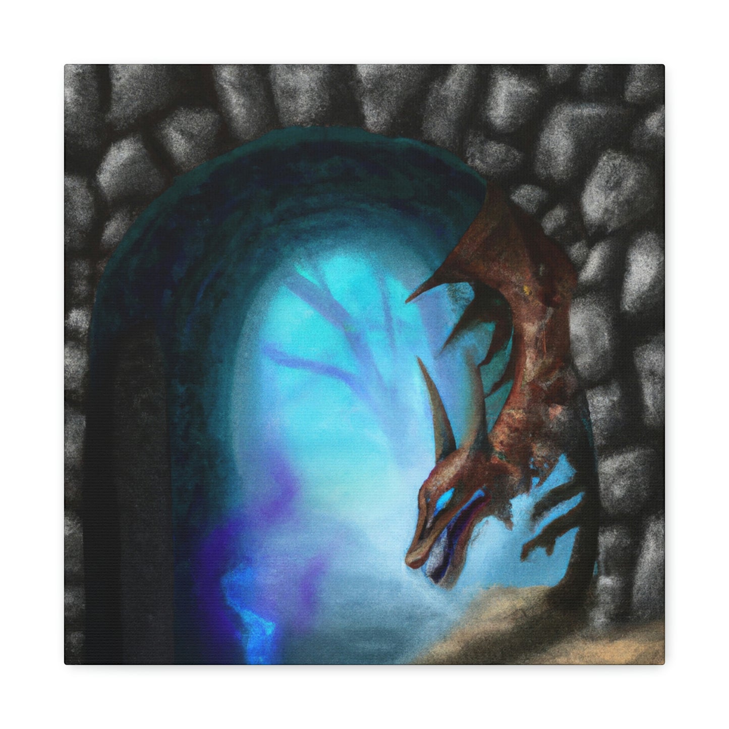 "The Dragon and the Forbidden Portal" - The Alien Canva