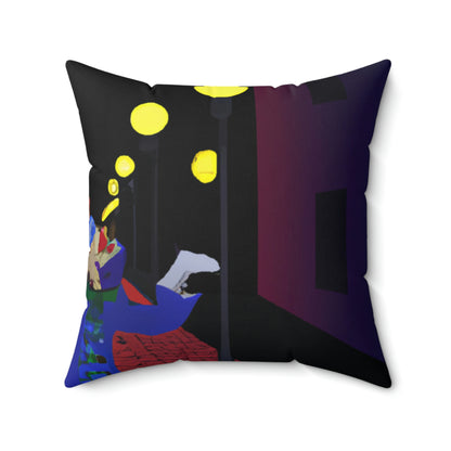 "Alley Star Juggler" - The Alien Square Pillow